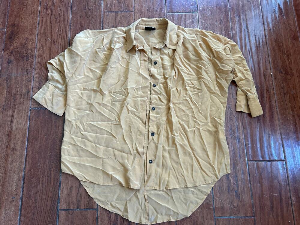 Love & Liberty Mustard Yellow Button Up Shirt